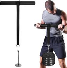 Forearm Wrist Roller For Arm Exercise Black Colour