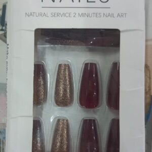 24 Artificial Reusable Nails 24Pcs Natural Delicate And Comfortable Press On Nails