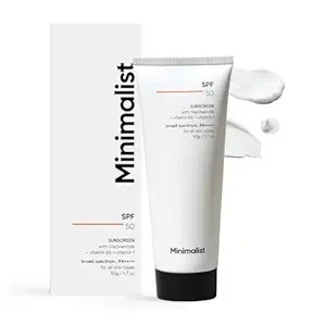 Minimalist Sunscreen Spf 50 Pa Plus Plus Plus Plus Cream 50Gm
