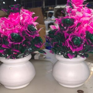 Rose Artificial Plant Flower And Shrubs Latest Design Combo Pack Of 2