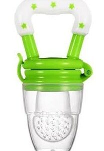 Silicone Food Fruit Nibbler With Extra Mesh Soft Pacifier Baby Fruit Feeder