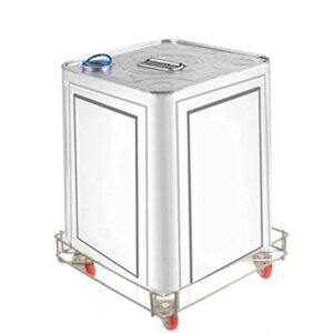 Stainless Steel Oil Container Trolley