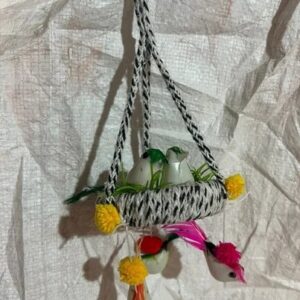 Nest Sparrow House Hanging Pack Of 2 Multicolor