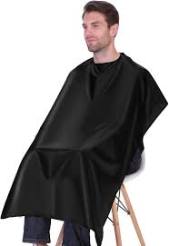 Men Hair Cutting Apron Black