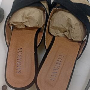 Women Sandals Black Colour Size 8