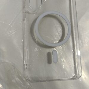 Samsung S24 Ultra Clear Magnetic Case White Colour