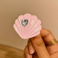 Jewelsmars Women Hair Clips Pink Colour