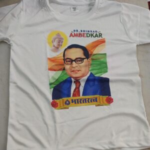 Amedkar Photo Tshirt Colour White Size 30