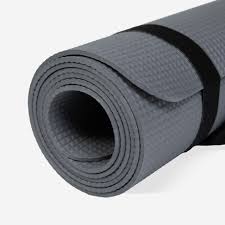 Yoga Mat 4Mm Thick Foam 172 X 58 Cm For Beginners Grey