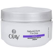 Olay Natural Aura 7 In One Night Nourishing Repair Cream 50 Gm