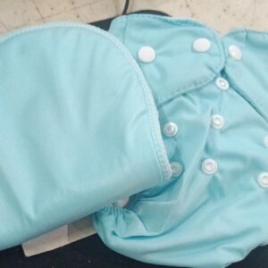 Premium Quality Fashionable Quick Dry Adjustable And Reusable Cloth Diaper Nappy Sky Blue Color