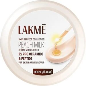 Lakme Peach Milk Creme Moisturizer With 2 Percent Pro Ceramide And Peptides 100G