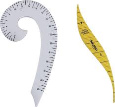 Bharatss French Curve And Arm Hole Curve Scale For Sleeve Pattern Template Drafting Kit Pack Of 2