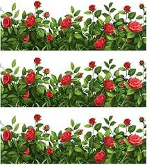 Walking In The Garden Rose Flower Border Design Self Adhesive Border Wall Sticker