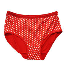 Women S Dotted Panty Cotton Red Color Size Xxl