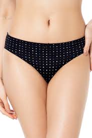 Women S Dotted Panty Cotton Black Color Size Xxl