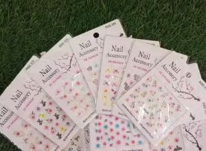 Ding Xin Nail Accessory 3D Design Pack Of 6