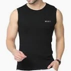 Boldfit Vest For Men Sleeveless Black Color Size Xl