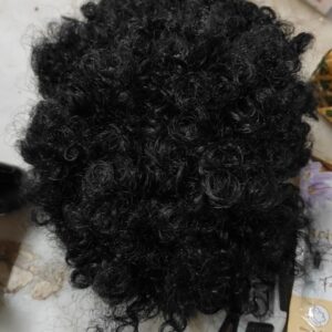 Book Costume Black Curly Hair Wig Unisex Adult And Kids Fancy Dress Costume Accessory