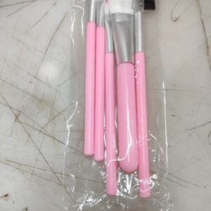 Makeup Brushes Colour Pink Set Of 5
