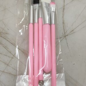 Makeup Brushes Colour Pink Set Of 5