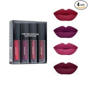 New 4In1 Red Edition Liquid Matte Minis Lipstick 37.37Ml