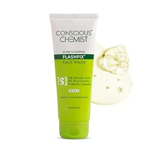 Conscious Chemist 2 Percent Salicylic Acid Face Wash 100Ml