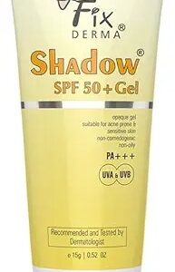 Fixderma Shadow Sunscreen Spf 50 Gel Pa For Oily Skin Body And Face 15Gm
