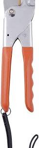 Falcon Steel Handle With Pvc Grip Pruning Secateurs Orange