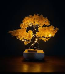 Artificial Yellow Floral Lighting Plant