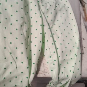 1 To 2 Yrs Girls Printed Pant Green