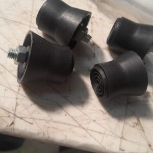 Black Colour Plastic Lpg Stove Leg 4 Pcs