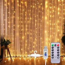 Mz Fairy Curtain Light 629 Golden 6 Mtr