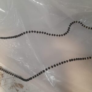 Womens Black Beads Silver Plated Mangalsutra