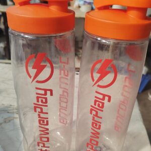 Dabur Glucoplus C Transparent And Orange Plastic Sipper Bottle Pack Of 2