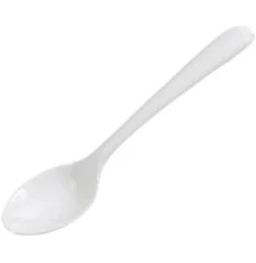 White Plastic Spoon 6 Pcs