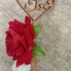 Golden With Rose Flower Nikah Pen