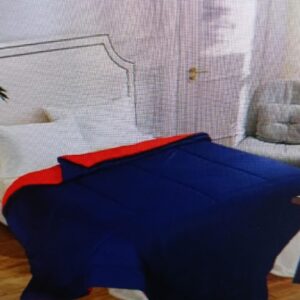 Homerica Solid Single Comforter For Ac Room Microfiber Red Blue