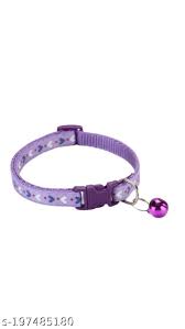 Lit Vibes Cat Collar With Bell Kitten Kitty And Small Dogs Soft Adjustable For Cats And Puppies Purple