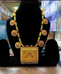 Golden And Multicolor Women Necklace