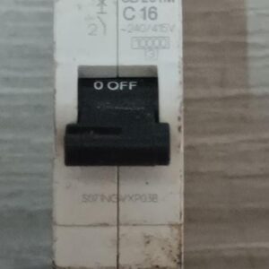 Abb Sb201Mc16 Miniature Circuit Breaker Single Pole