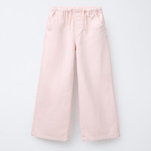 Zara Flowing Wide Leg Trousers Pink Size Xl