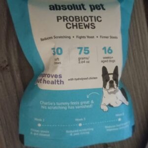 Absolut Pet Dog Supplement For Gut Health 30 Soft Chews