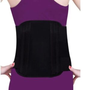 Exclusive Double Strapping Contoured Back Support Belt