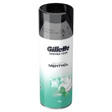 Gillette Menthol Shaving Foam 196 Gm