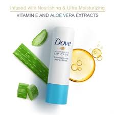 Dove Nourishing Hydro Lip Balm With Aloe Vera Oil And Vitamin E 4.8G