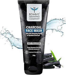Bombay Shaving Company Charcoal Face Wash Fights Pollution And Acne Oil Control For Men Women 150 Gm