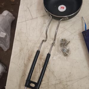 Sri Fit Tadka Pan Cast Iron Small Tadka Pan 8 Cm Diameter 0 .2 L Capacity Stainless Steel Nonstick Induction Bottom