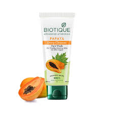Biotique Bio Papaya Visibly Flawless Skin Face Wash For All Skin Types 100 Ml