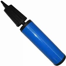 Party Supplies Blue And Black Manual Plastic Balloon Pump